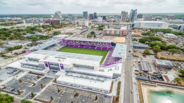 Orlando City Soccer Stadium Architecture Aerial